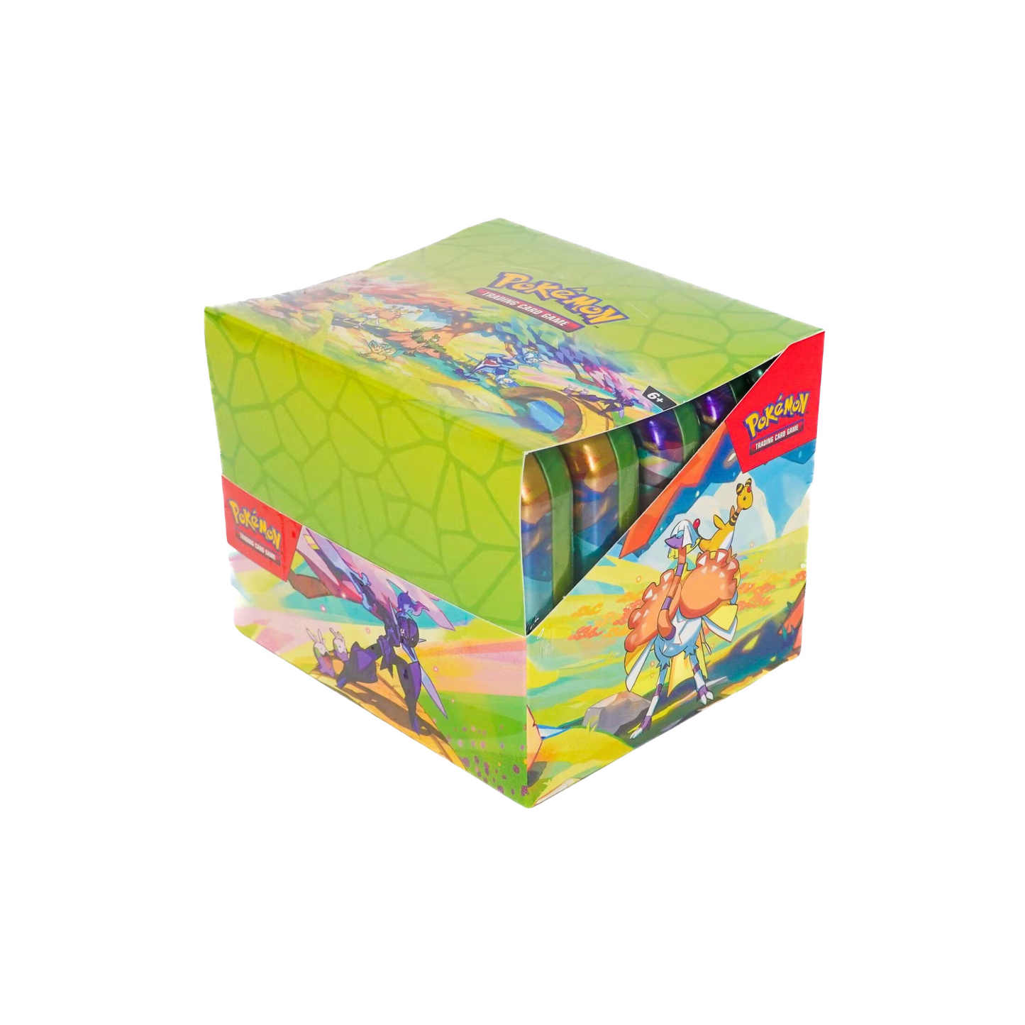 Pokemon Vibrant Paldea 10 Mini-Tin Display – Official Pokemon TCG Product