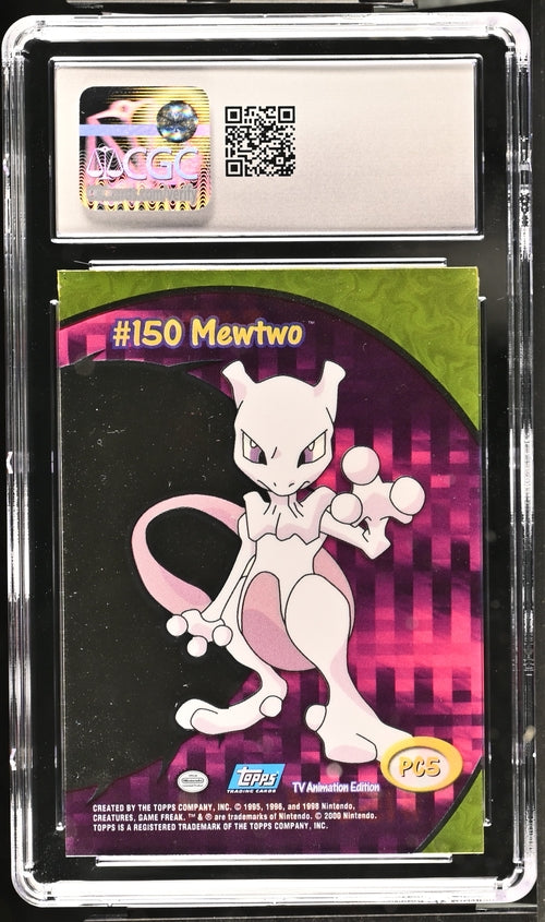 Mewtwo Clear Card 2000 Pokemon Topps S2 PC5 CGC 10 – Official Pokemon TCG Product