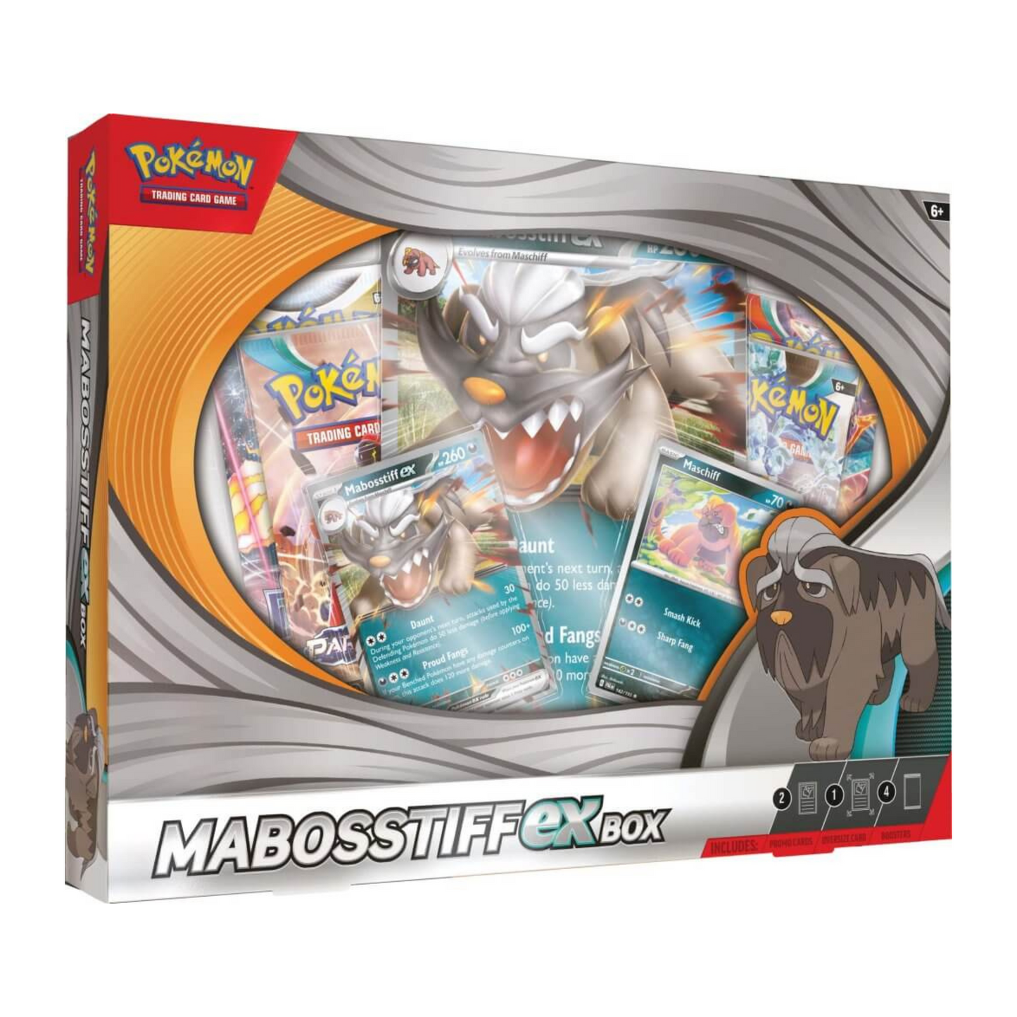 Pokemon Mabosstiff EX 6 Box Case – Official Pokemon TCG Product