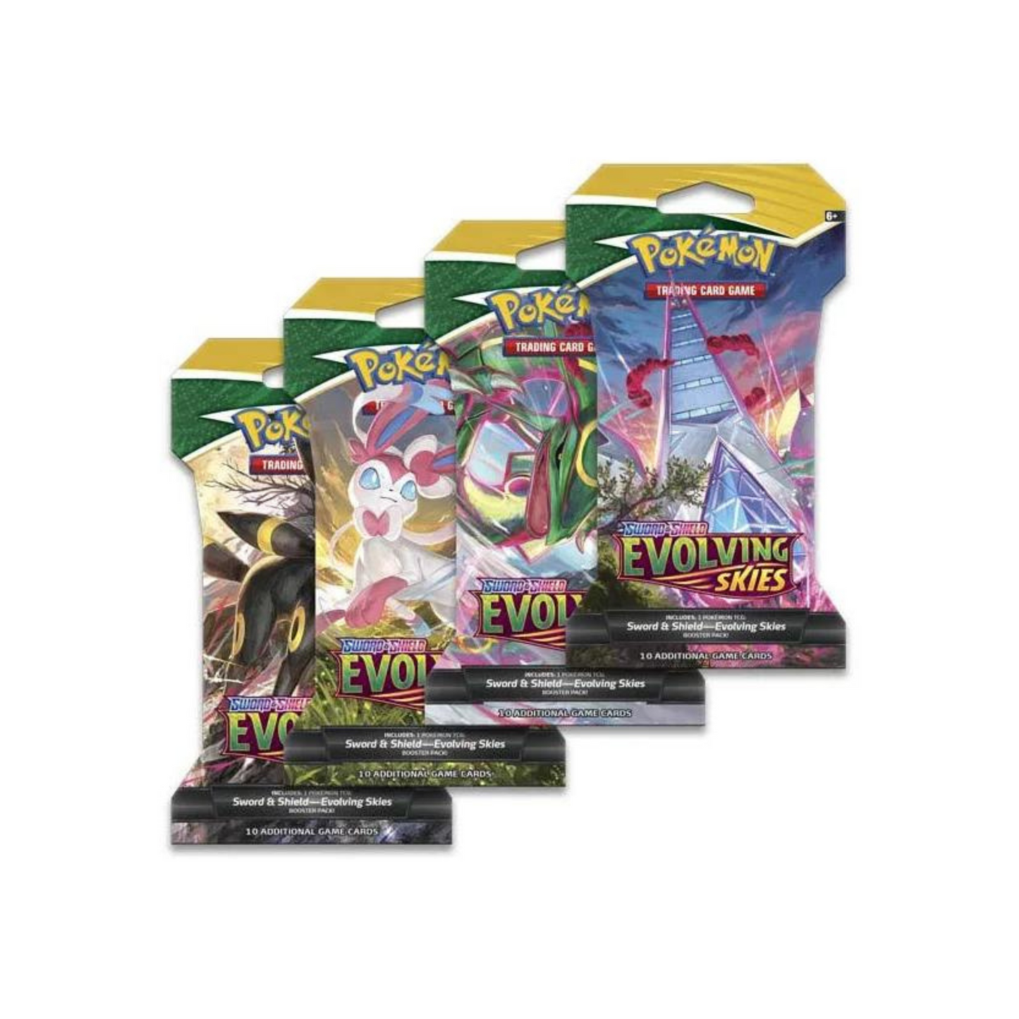 Pokemon Sword & Shield Evolving Skies Sleeved Booster Pack – Authentic Japanese Pokemon Cards