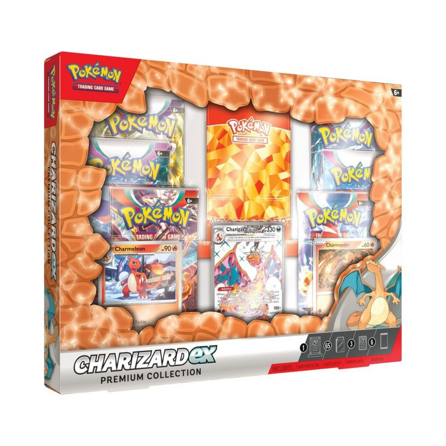 Pokemon Charizard EX Premium Collection 6 Box Case – Official Pokemon TCG Product
