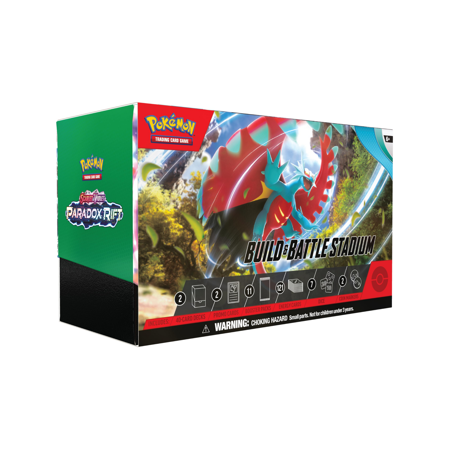 Pokemon Scarlet & Violet Paradox Rift Build & Battle Stadium Box – Official Pokemon TCG Product