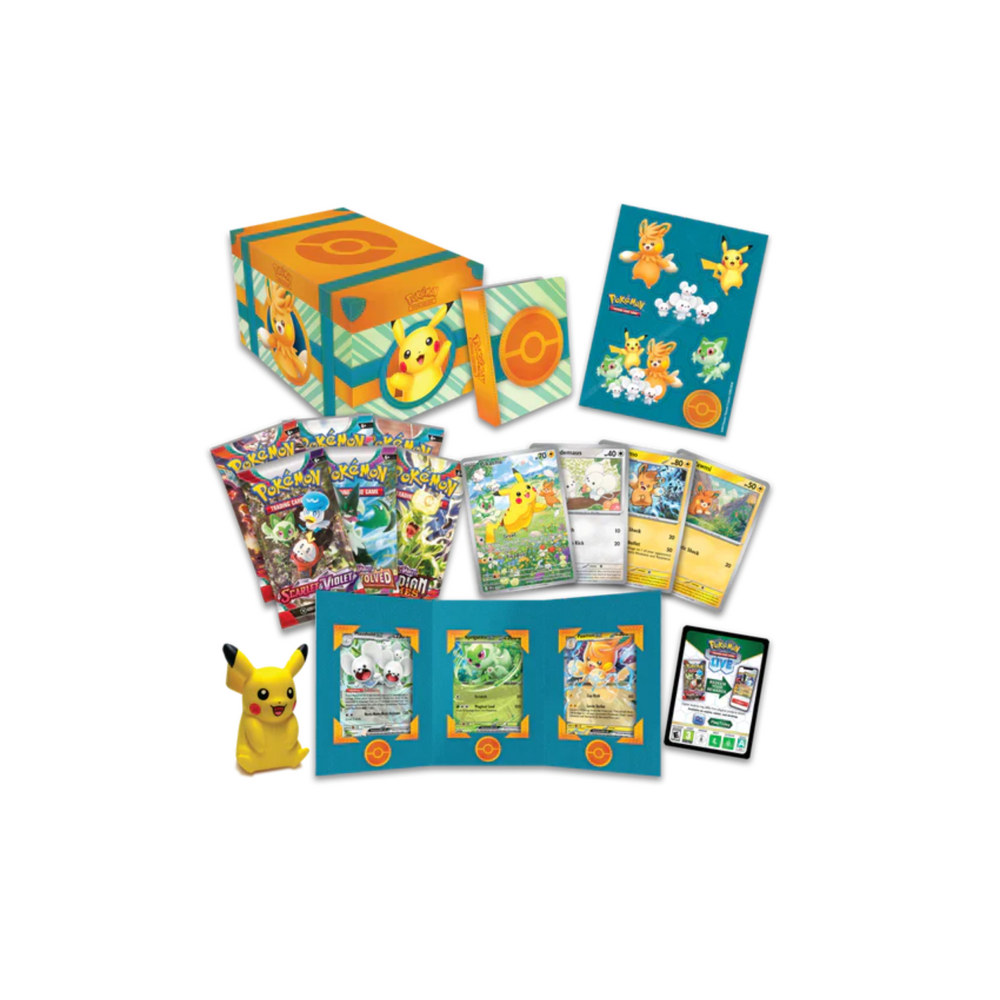 Pokemon Paldea Adventure Chest Box – Official Pokemon TCG Product