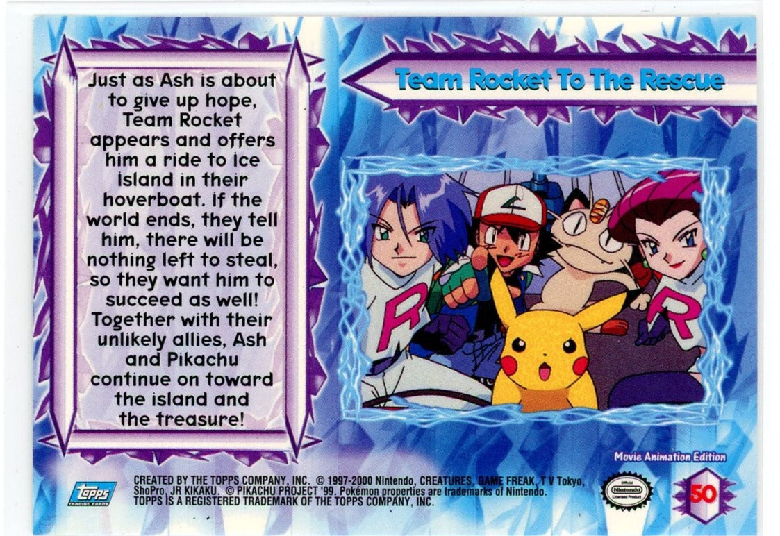 Team Rocket To The Rescue Pokemon The Movie 2000 Holo – Official Pokemon TCG Product