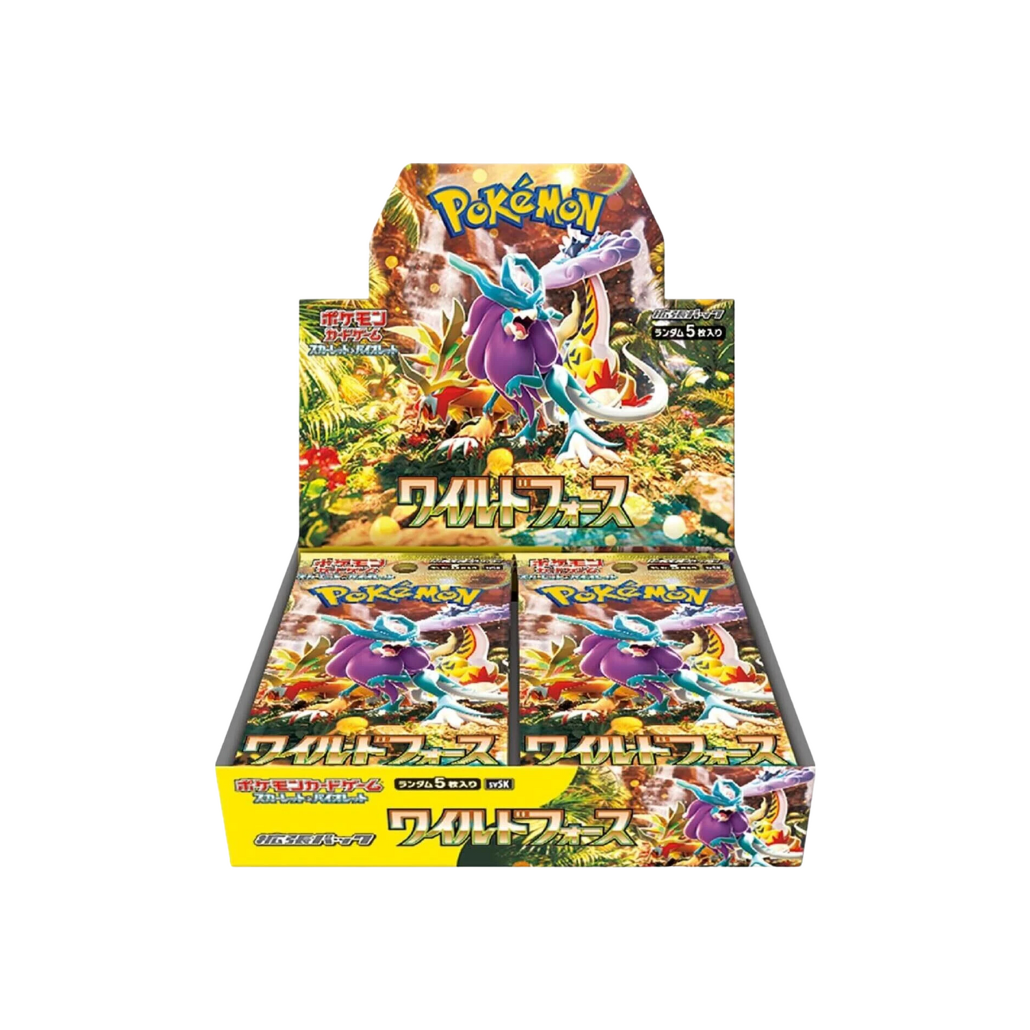 Japanese Pokemon: Wild Force Booster Box (Japanese) – Rare & Exclusive Cards
