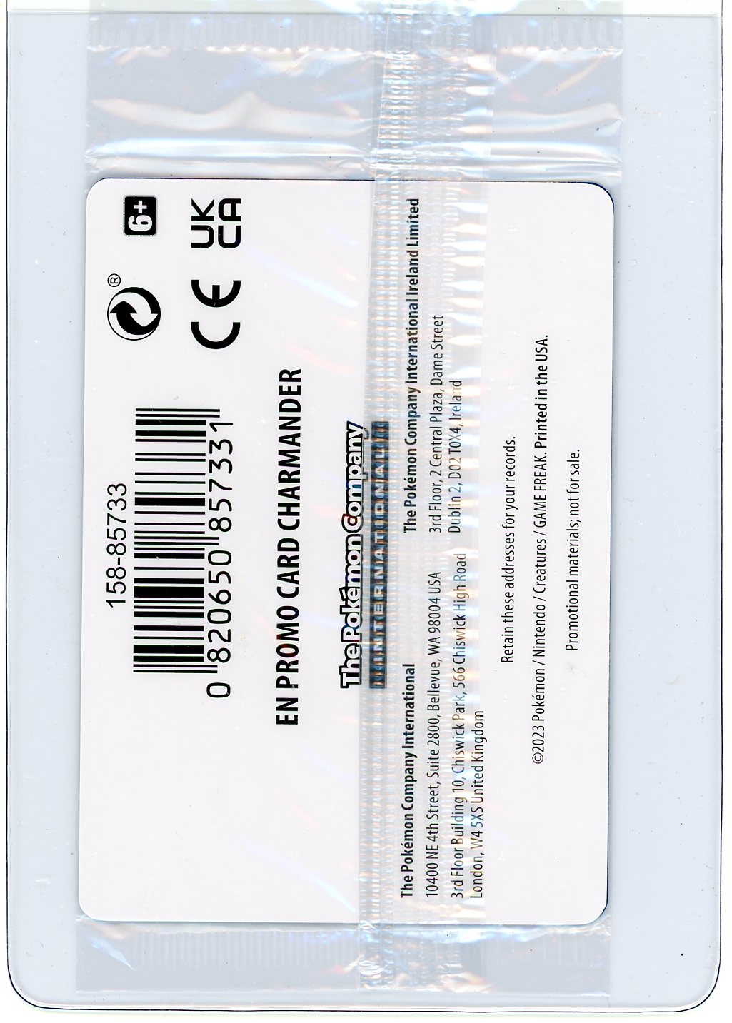 Charmander Pokemon Reverse Holofoil (GameStop Exclusive) Sealed #006/165 – Official Pokemon TCG Product