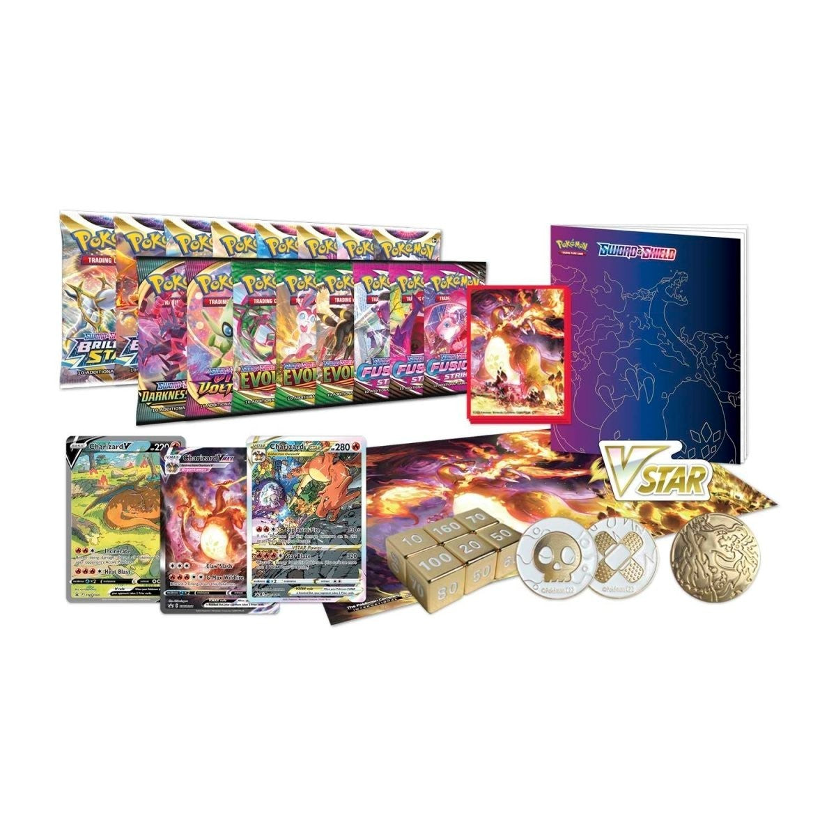 Pokemon TCG Sword & Shield Ultra Premium Collection Charizard Including Evolving Skies – Official Pokemon TCG Product