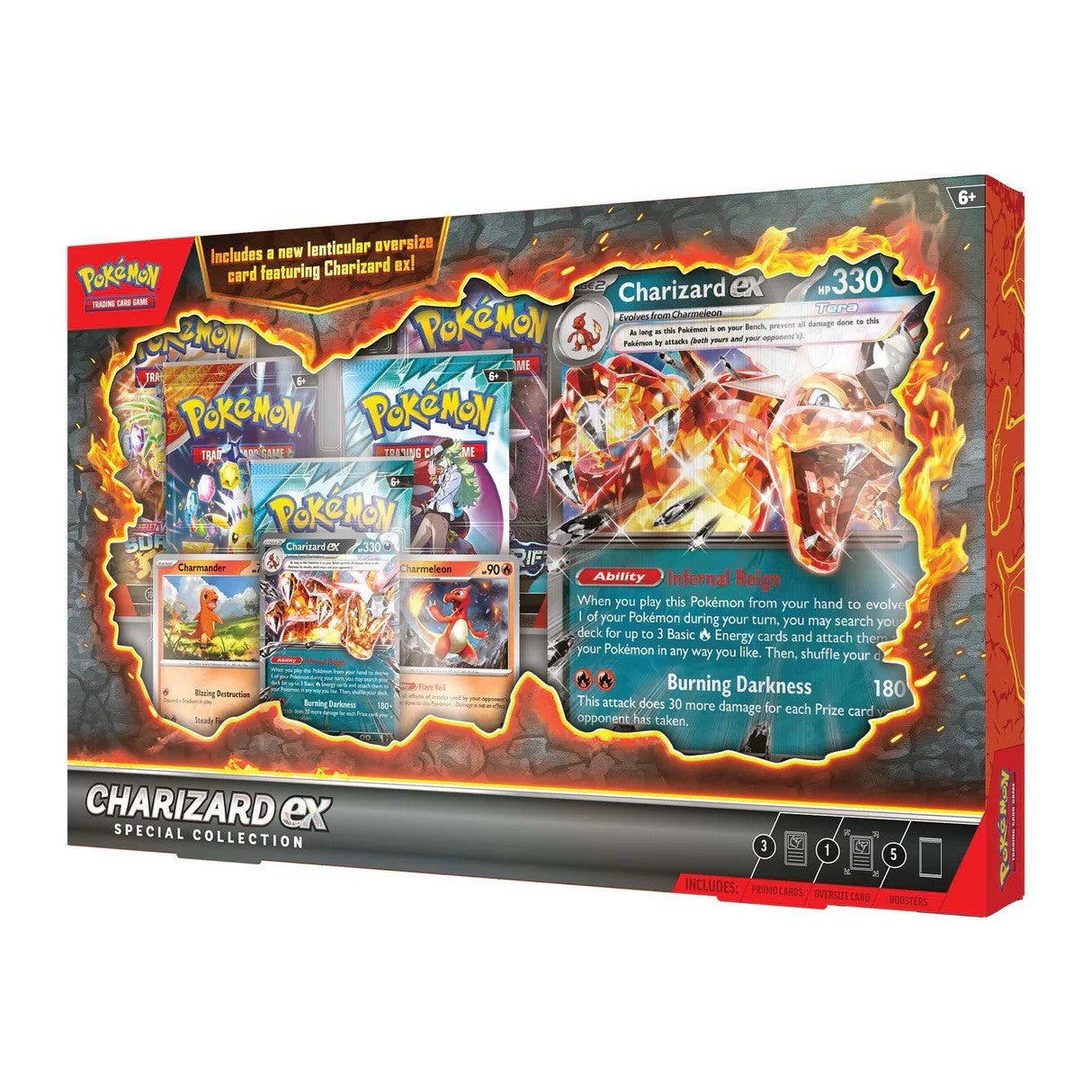 Pokemon TCG Charizard Ex Special Collection Box – Official Pokemon TCG Product