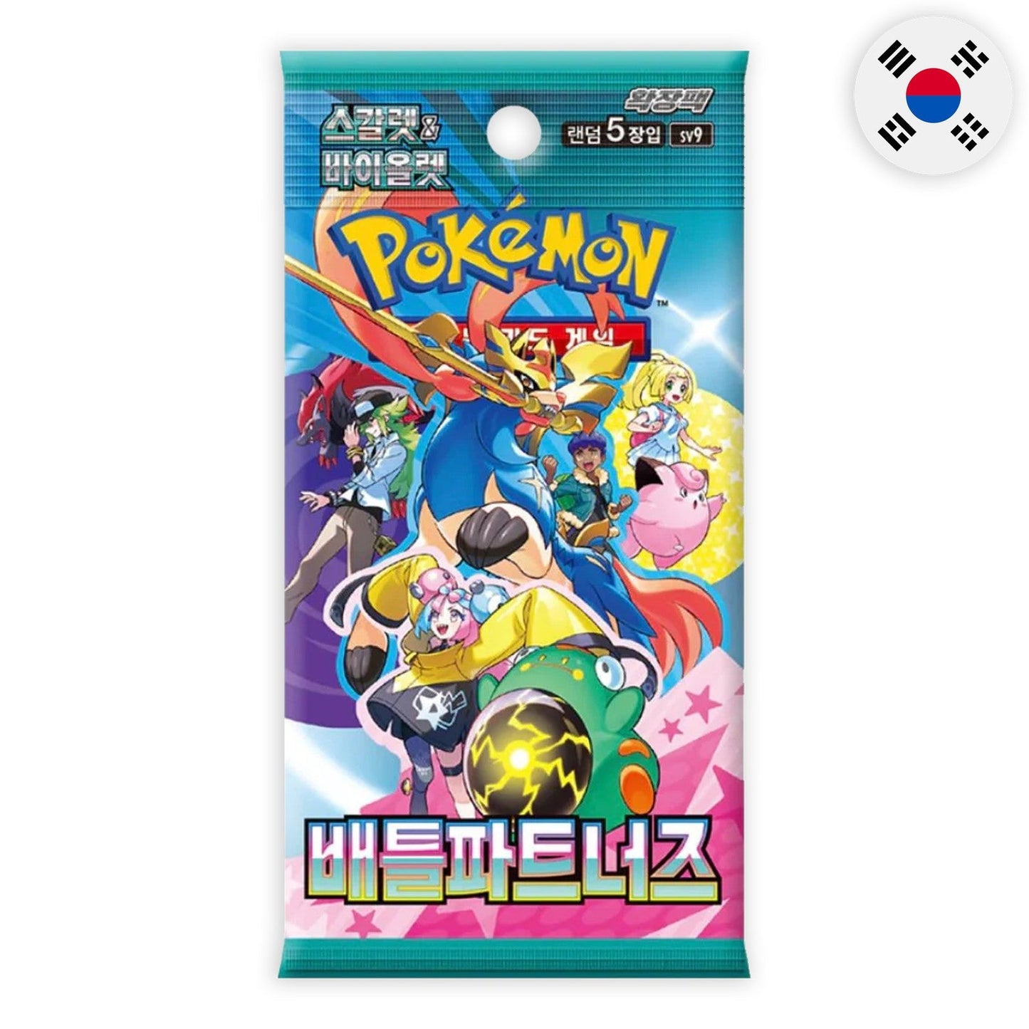 Pokemon TCG Korean Battle Partners SV9 - Booster Pack – Authentic Japanese Pokemon Cards