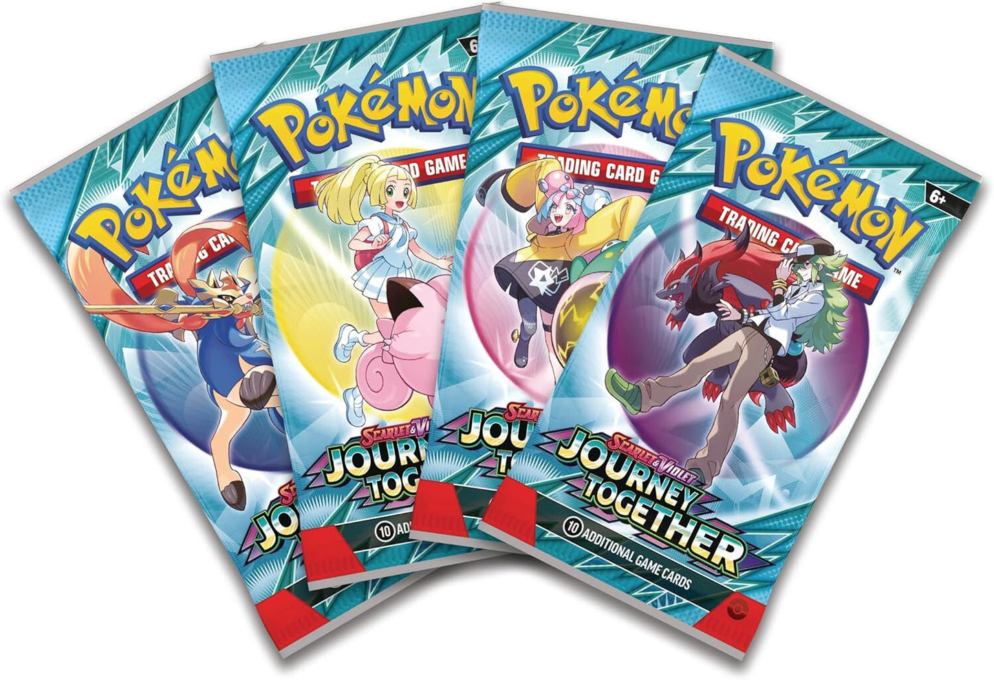 Pokemon TCG Journey Together Booster Packs - SET OF 4 – Authentic Japanese Pokemon Cards