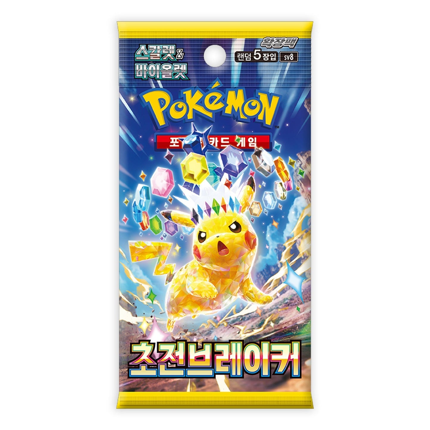 Japanese Pokemon TCG Korean Super Electric Breaker SV8 Booster Box – Rare & Exclusive Cards