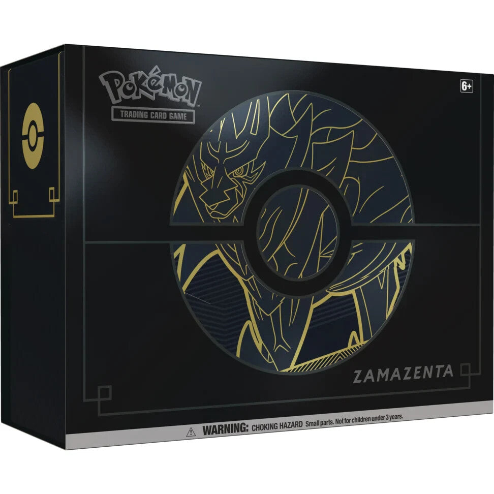 Pokemon TCG Sword & Shield - Elite Trainer Box Plus Zamazenta – Complete Trainer Kit with Accessories