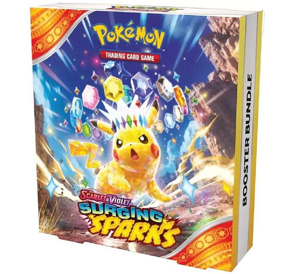 Pokemon Scarlet & Violet Surging Sparks Booster Bundle – Official Pokemon TCG Product