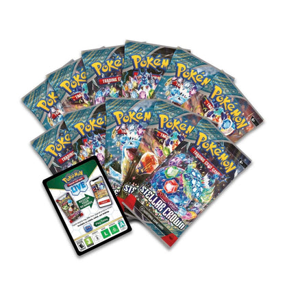 Pokemon TCG Scarlet & Violet - Stellar Crown Pokemon Center Elite Trainer Box – Complete Trainer Kit with Accessories