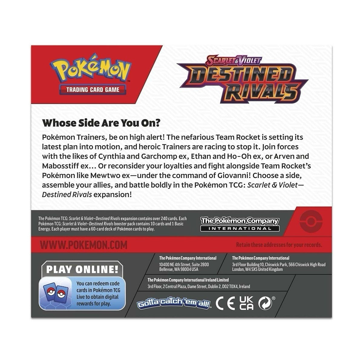 Pokemon S&V: Destined Rivals Japanese Booster Box (36 Packs)