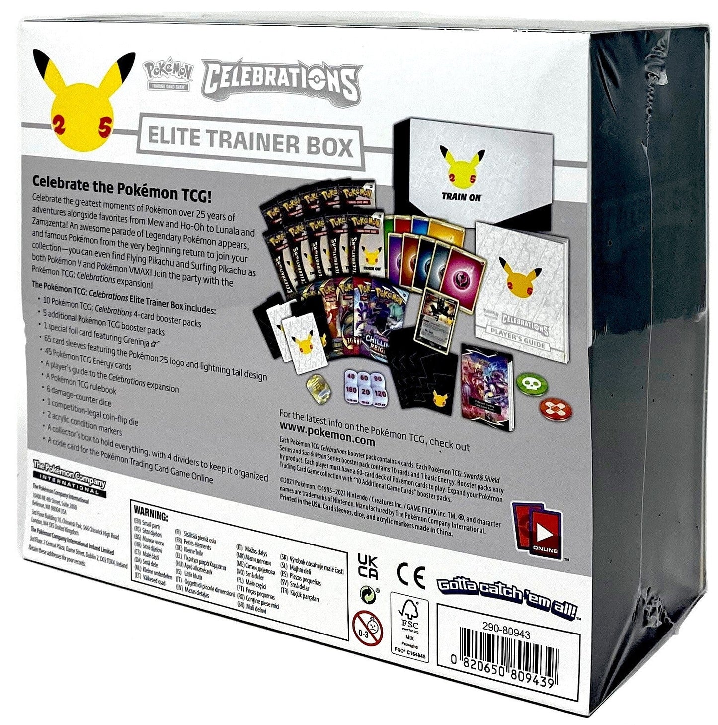 Pokémon TCG: Celebrations 25th Anniversary Elite Trainer Box